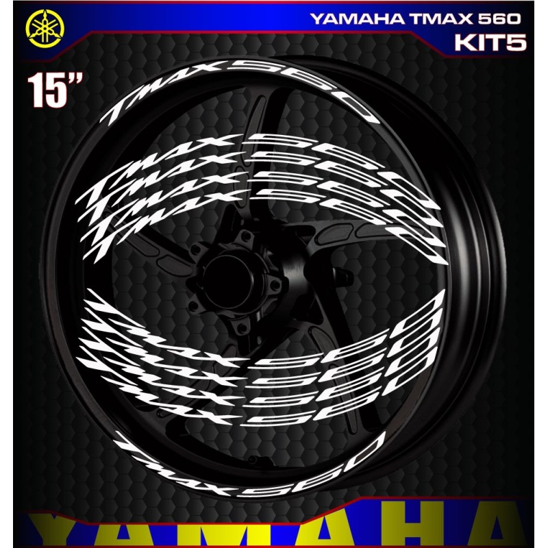 Labelbike 3D Gel Stickers For YAMAHA TMAX 560 (2020-2021) - Italian Made Hull Decals