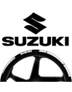 Adhesives, stickers, decals, stickers for edges of SUZUKI motorcycle tires, FREE SHIPPING