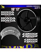 Adhesives, stickers, decals, stickers for HONDA CB500X motorcycle rim edges, FREE SHIPPING