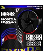 Adhesives, stickers, decals, stickers for HONDA CB1000R motorcycle rim edges, FREE SHIPPING