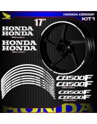 Adhesives, stickers, decals, stickers for HONDA CB500F motorcycle rim edges, FREE SHIPPING