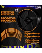 Adhesives, stickers, decals, stickers for HONDA MONKEY motorcycle rim edges, FREE SHIPPING