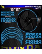Adhesives, stickers, decals, stickers for Honda FORZA 125 motorcycle rim edges, FREE SHIPPING