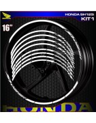 Adhesives, stickers, decals, stickers for Honda SH125i motorcycle rim edges, FREE SHIPPING