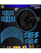 Adhesives, stickers, decals, stickers for YAMAHA R1 motorcycle rim edges, FREE SHIPPING
