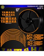 Adhesives, stickers, decals, stickers for YAMAHA MT-10 SP motorcycle rim edges, FREE SHIPPING