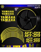 Adhesives, stickers, decals, stickers for YAMAHA MT-09 motorcycle rim edges, FREE SHIPPING