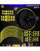 Adhesives, stickers, decals, stickers for YAMAHA MT-03 motorcycle rim edges, FREE SHIPPING
