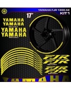 Adhesives, stickers, decals, stickers for YAMAHA FJR1300 AE motorcycle rim edges, FREE SHIPPING