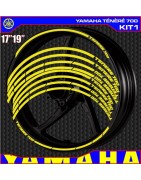 Adhesives, stickers, decals, stickers for motorcycle rim edges YAMAHA TENERE 700, FREE SHIPPING