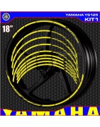 Adhesives, stickers, decals, stickers for YAMAHA YS125 motorcycle rim edges, FREE SHIPPING