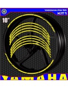 Adhesives, stickers, decals, stickers for YAMAHA PW50 motorcycle rim edges, FREE SHIPPING
