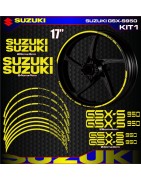 Adhesives, stickers, decals, stickers for SUZUKI GSX-S950 motorcycle rim edges, FREE SHIPPING