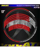 Adhesives, stickers, decals, stickers for motorcycle rim edges DUCATI HYPERMOTARD 950, FREE SHIPPING