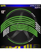 Adhesives, stickers, decals, stickers for APRILIA SXR motorcycle rim edges, FREE SHIPPING.
