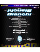adhesives, stickers, decals, stickers for Bianchi Specialissima bikes, FREE SHIPPING