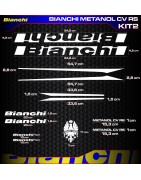 adhesives, stickers, decals, stickers for Bianchi Metanol CV RS bikes, FREE SHIPPING
