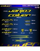 adhesives, stickers, decals, stickers for Coluer Invicta bikes, FREE SHIPPING