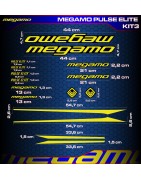 stickers, stickers, decals, stickers for Megamo Pulse Elite bikes, FREE SHIPPING