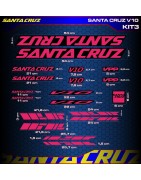 stickers, stickers, decals, stickers for Santa Cruz V10 bikes, FREE SHIPPING