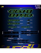adhesives, stickers, decals, stickers for B-PRO bikes, FREE SHIPPING